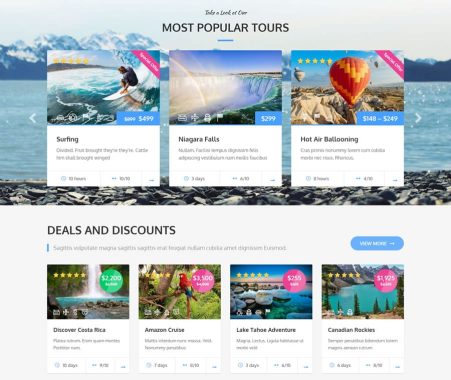 wordpress旅游主题模板Adventure Tours v3.7.0 wp旅行社高级多功能旅游网站模板 html5源码主题下载 探险之旅响应式视网膜主题