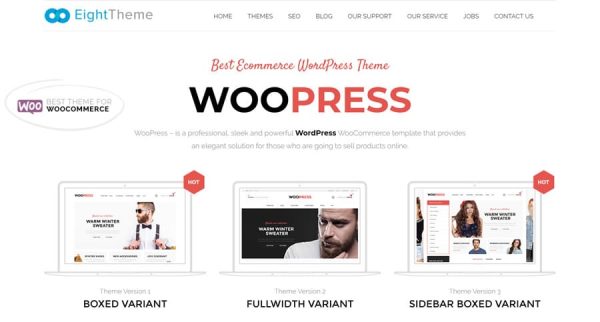 wordpress电子商务主题模板WooPress v6.1响应式极简创意时尚多功能在线商店WooCommerce模板 家居服饰服装鞋包在线商城主题