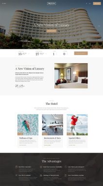 wordpress酒店和预订主题模板Milenia v1.1.8 - Hotel & Booking Wordpress Theme豪华酒店 精品城市酒店 海滩度假村 旅馆酒店预订网站