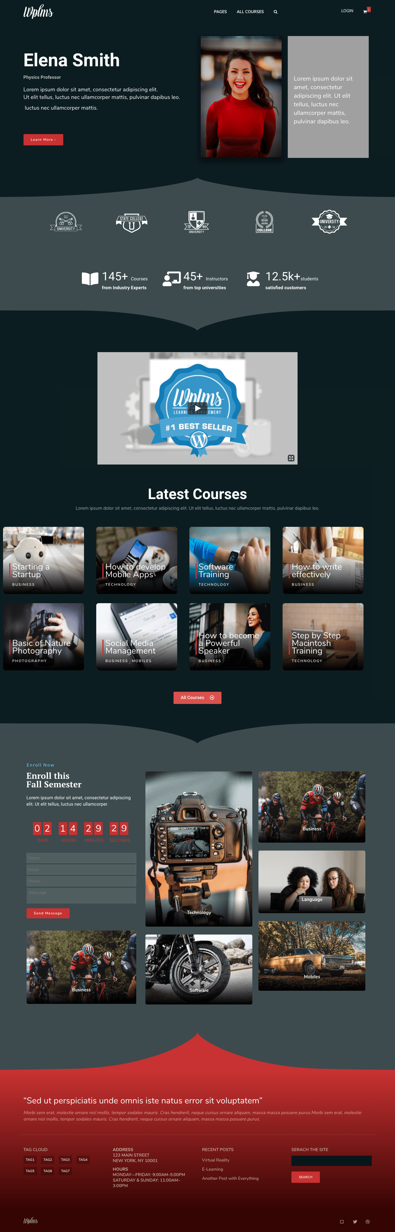 wordpress WPLMS学习管理系统教育主题WPLMS v3.9.8教育培训中心 企业培训 课程管理 在线创建和销售课程-7