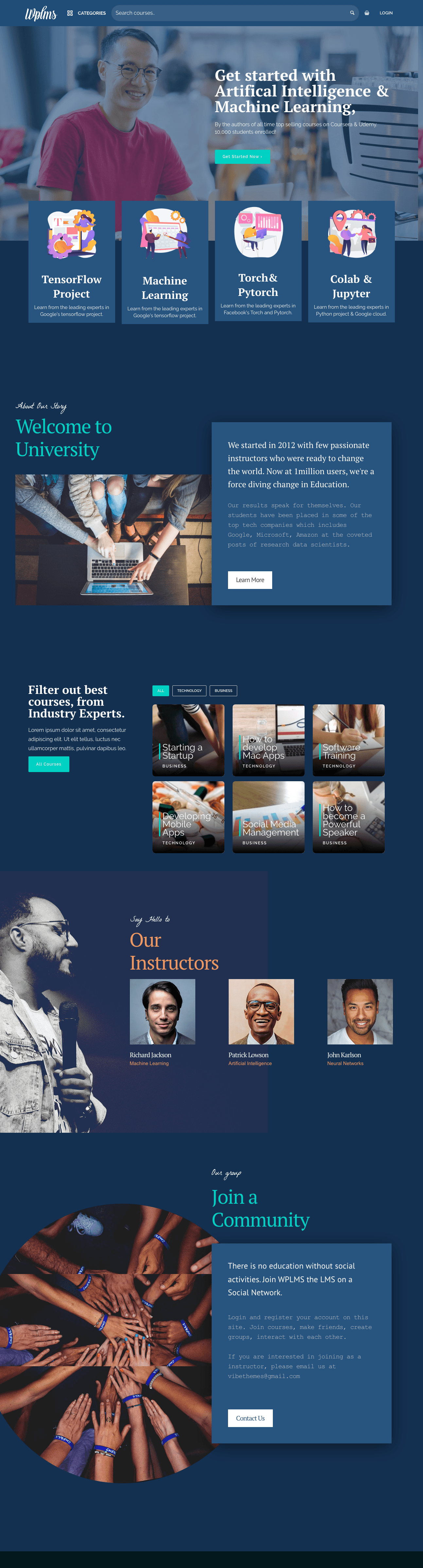 wordpress WPLMS学习管理系统教育主题WPLMS v3.9.8教育培训中心 企业培训 课程管理 在线创建和销售课程-6