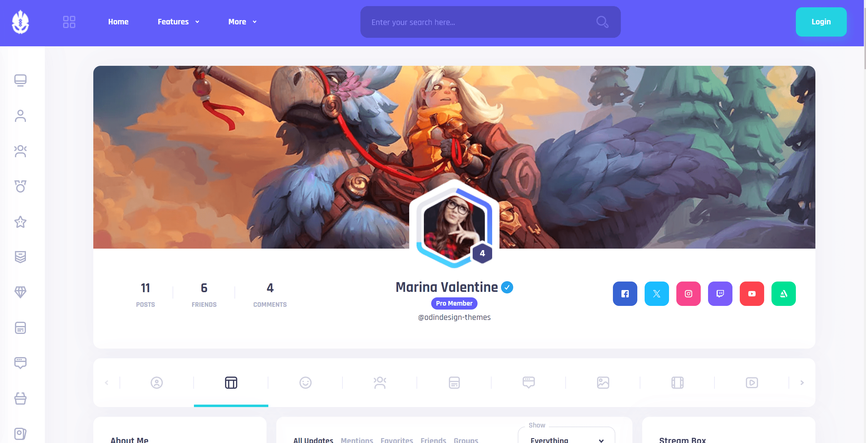 高颜值WordPress模板-1