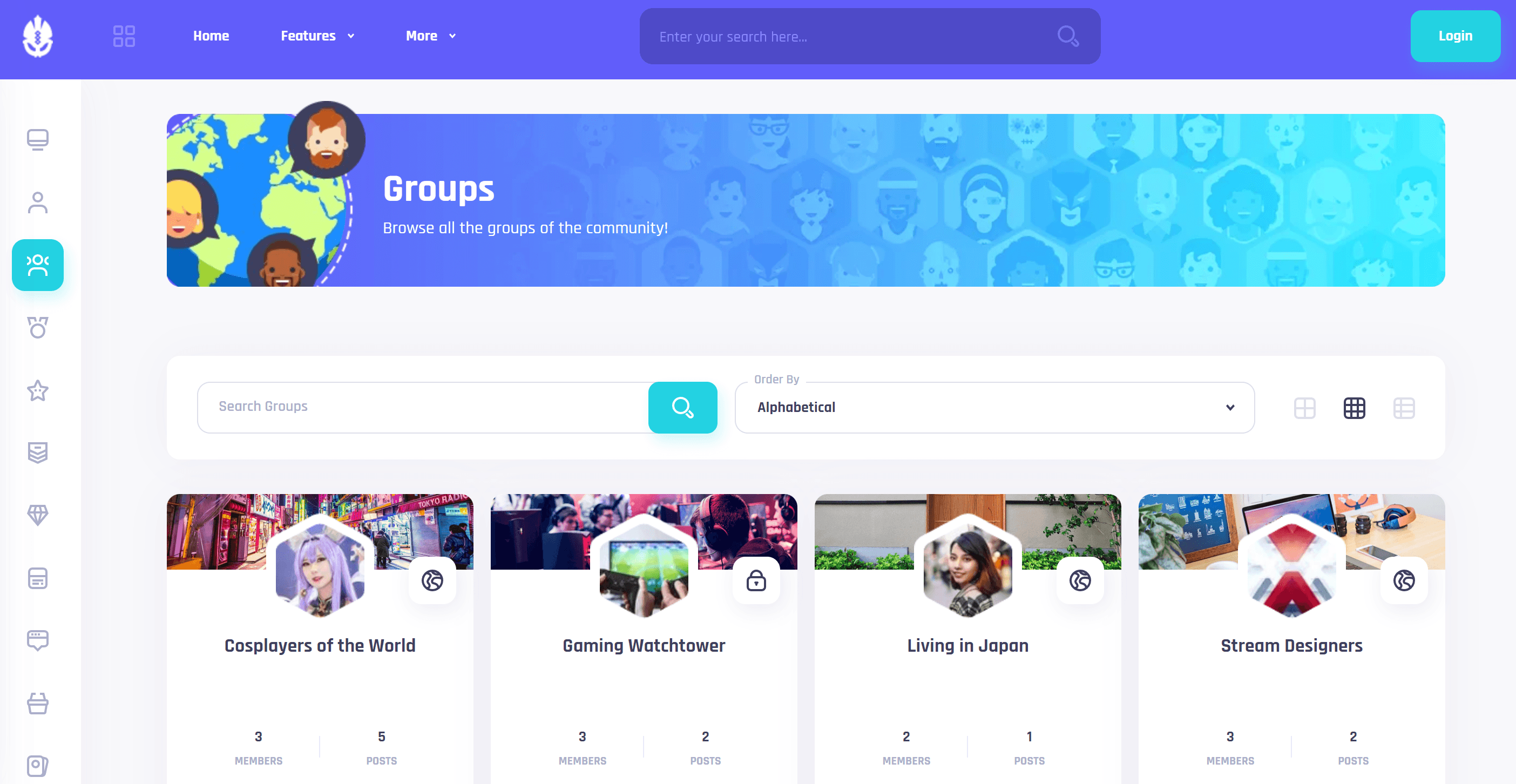 Vikinger v1.9.20超高颜值WordPress主题BuddyPress和GamiPress社交社区-WordPress模板-1