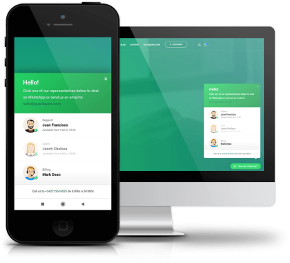 WhatsApp Chat PRO v7.3.6社交聊天Wordpress插件 在线客服留言使用WhatApp插件直接与用户对话提升客户服务