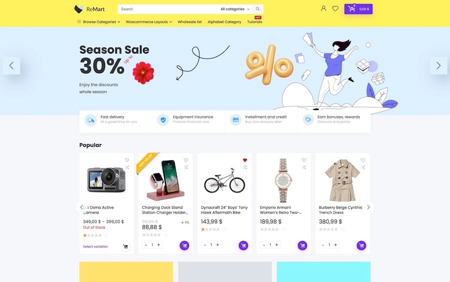 REHub v19.7.7价格比较商业社区独立站模板 电子商务交易网站行业WooCommerce跨境电商解决方案Wordpress主题