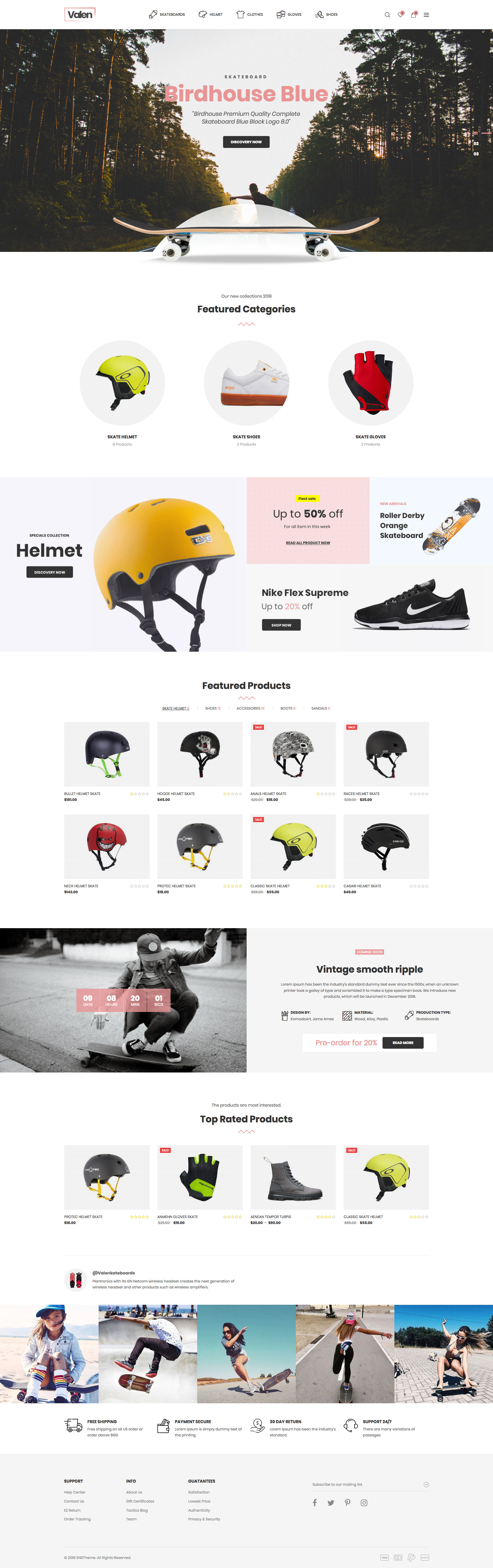 Valen-运动、时尚独立站模板 适用于服饰、鞋包产品行业跨境电商WooCommerce WordPress主题-1 Valen-运动、时尚独立站模板 适用于服饰、鞋包产品行业跨境电商WooCommerce WordPress主题-1