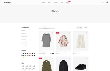 Amely v3.0.4极简时尚时装店、家具店、装饰店独立站模板 家居产品行业跨境电商WooCommerce WordPress主题-1