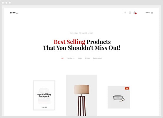 Unero v2.1.9-极简主义时装店、家具店、装饰店独立站模板 家居产品行业跨境电商WooCommerce WordPress主题-1 Unero v2.1.9-极简主义时装店、家具店、装饰店独立站模板 家居产品行业跨境电商WooCommerce WordPress主题-1
