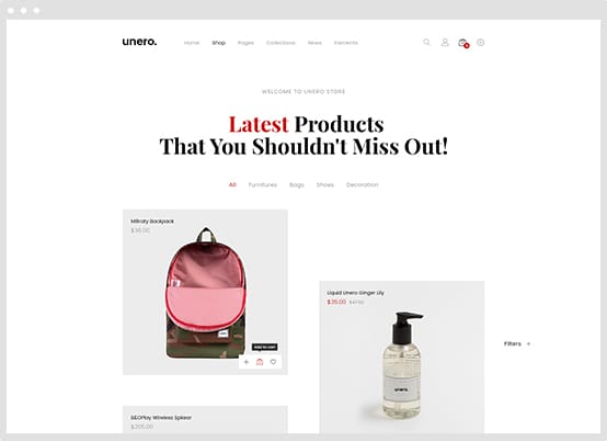 Unero v2.1.9-极简主义时装店、家具店、装饰店独立站模板 家居产品行业跨境电商WooCommerce WordPress主题-1 Unero v2.1.9-极简主义时装店、家具店、装饰店独立站模板 家居产品行业跨境电商WooCommerce WordPress主题-1