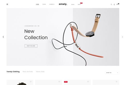 Amely v3.0.4极简时尚时装店、家具店、装饰店独立站模板 家居产品行业跨境电商WooCommerce WordPress主题-1