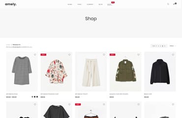 Amely v3.0.4极简时尚时装店、家具店、装饰店独立站模板 家居产品行业跨境电商WooCommerce WordPress主题-1