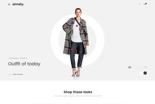 Amely v3.0.4极简时尚时装店、家具店、装饰店独立站模板 家居产品行业跨境电商WooCommerce WordPress主题-1