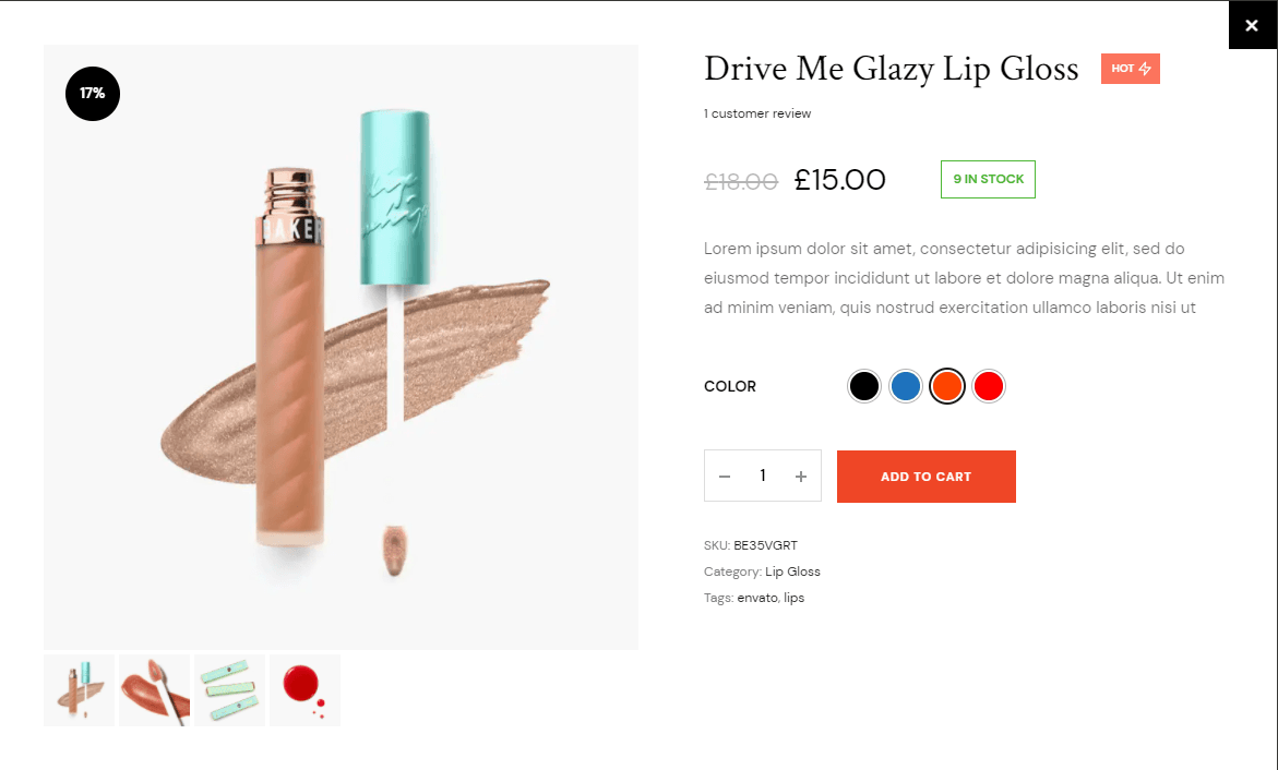 Cosmetsy v1.8.9美容化妆品店行业跨境电商独立站模板WordPress WooCommerce主题-1