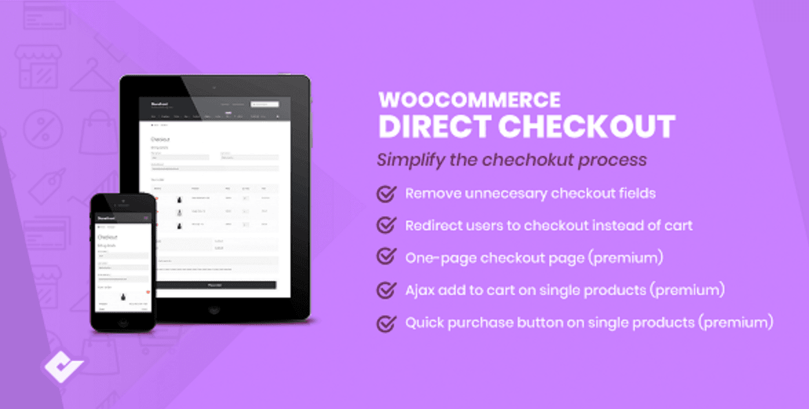 WooCommerce Direct Checkout PRO v3.2.0直接结帐专业版插件 跨境电商购物网站结账流程优化提升转化率,电子产品、数码产品、时装店、家具店、装饰品、手表、鞋子、家居产品行业跨境电商WordPress插件-1 WooCommerce Direct Checkout PRO v3.2.0直接结帐专业版插件 跨境电商购物网站结账流程优化提升转化率,电子产品、数码产品、时装店、家具店、装饰品、手表、鞋子、家居产品行业跨境电商WordPress插件-1