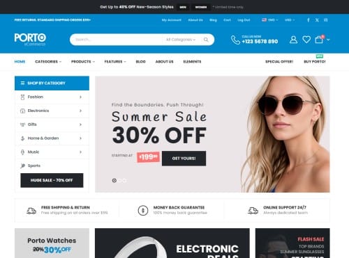Porto v7.2.3跨境电商独立站模板时尚电子产品、数码产品、时装店、家具店、装饰品、手表、化妆品、运动鞋子、家居产品行业购物网站WordPress WooСommerce主题-1 Porto v7.2.3跨境电商独立站模板时尚电子产品、数码产品、时装店、家具店、装饰品、手表、化妆品、运动鞋子、家居产品行业购物网站WordPress WooСommerce主题-1