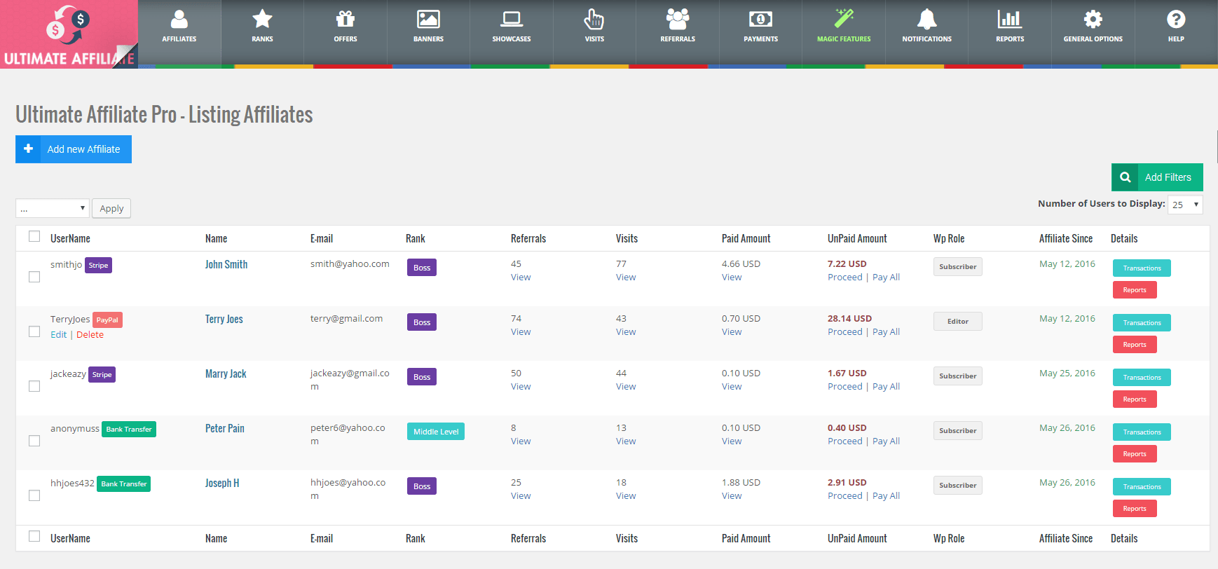 Ultimate Affiliate Pro v9.2推广联盟插件 跨境电商独立站联盟营销WordPress WooCommerce插件-1