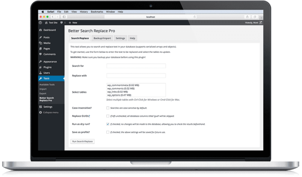 Better Search Replace Pro v1.4.9 Wordpress内容查找替换插件 WooCommerce跨境电商市场独立站数据库备份导出迁移插件