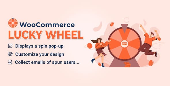 WooCommerce Lucky Wheel v1.2.5幸运轮盘抽奖插件 促进您的销售 跨境电商市场独立站营销应用工具