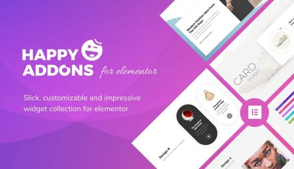 Happy Elementor Addons Pro v2.15.0快乐元素插件专业版 wordpress主题模板编辑神器页面生成器插件 wp响应式主题模板编辑生成器 公司主题模板外贸跨境电商模板编辑工具