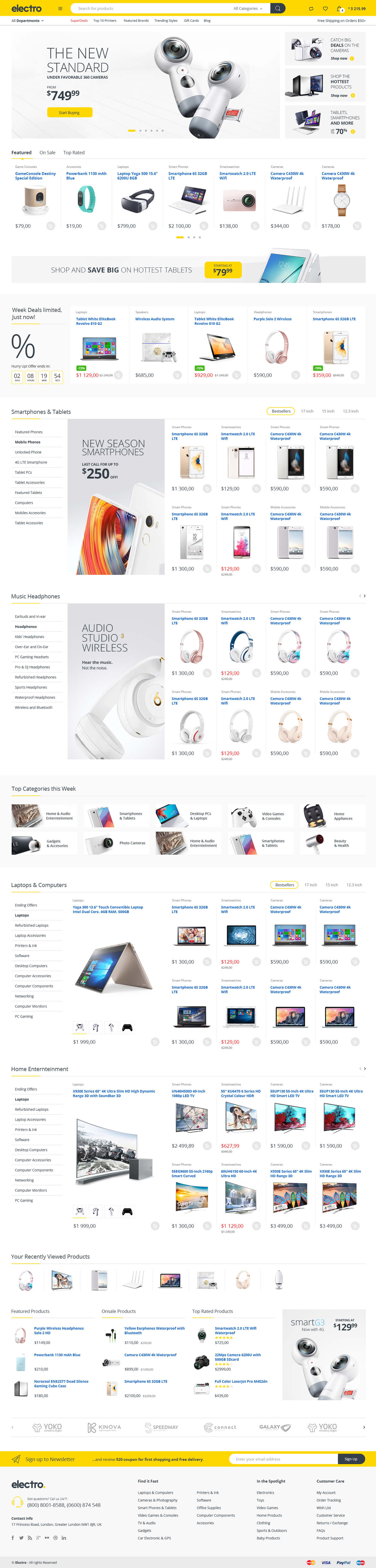 Electro v3.5.2电子产品跨境电商独立站模板时尚数码产品、手表行业购物网站WordPress WooСommerce主题-1 Electro v3.5.2电子产品跨境电商独立站模板时尚数码产品、手表行业购物网站WordPress WooСommerce主题-1