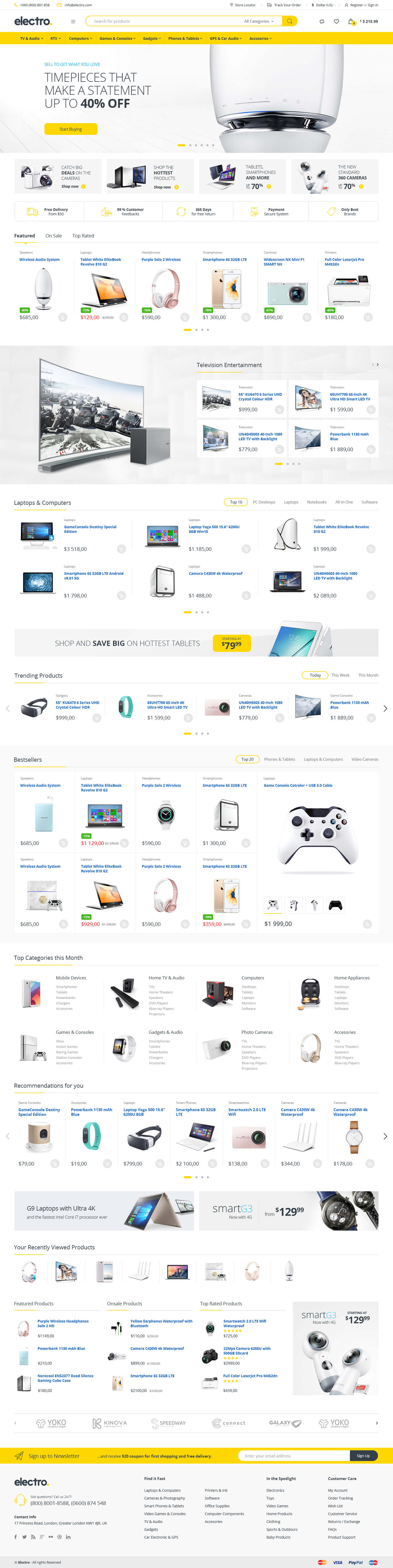 Electro v3.5.2电子产品跨境电商独立站模板时尚数码产品、手表行业购物网站WordPress WooСommerce主题-1 Electro v3.5.2电子产品跨境电商独立站模板时尚数码产品、手表行业购物网站WordPress WooСommerce主题-1