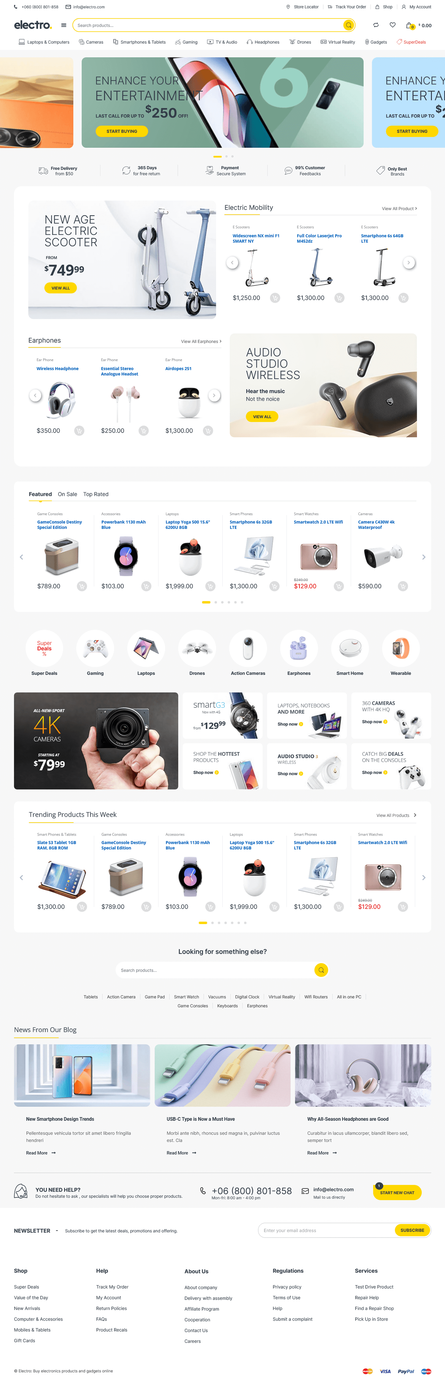 Electro v3.5.2电子产品跨境电商独立站模板时尚数码产品、手表行业购物网站WordPress WooСommerce主题-1 Electro v3.5.2电子产品跨境电商独立站模板时尚数码产品、手表行业购物网站WordPress WooСommerce主题-1