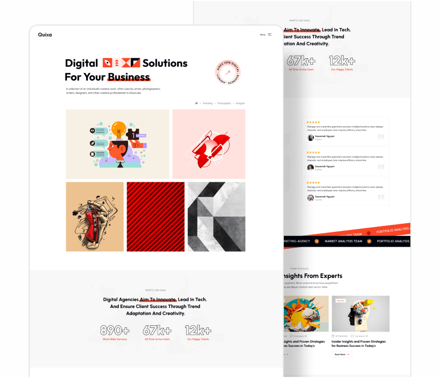 Quixa v1.0 – 创意商业 WordPress 主题 独立站模板-1 Quixa v1.0 – 创意商业 WordPress 主题 独立站模板-1