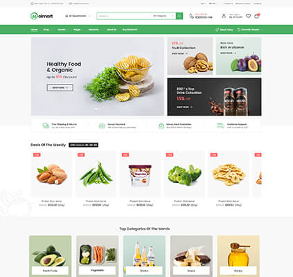 Wolmart v1.8.7多供应商市场 WooCommerce 主题 跨境电商独立站模板时尚电子产品、数码产品、时装店、家具店、装饰品、手表、化妆品、运动鞋子、家居产品行业购物网站WordPress模板-1
