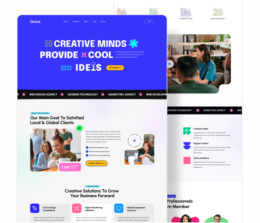 Quixa v1.0 – 创意商业 WordPress 主题 独立站模板-1 Quixa v1.0 – 创意商业 WordPress 主题 独立站模板-1