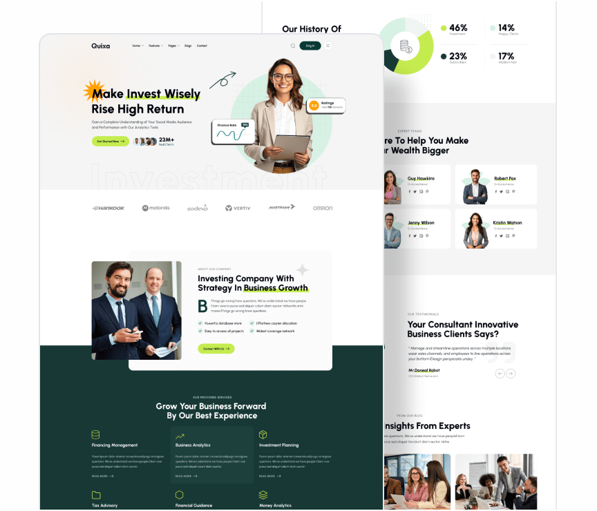 Quixa v1.0 – 创意商业 WordPress 主题 独立站模板-1 Quixa v1.0 – 创意商业 WordPress 主题 独立站模板-1
