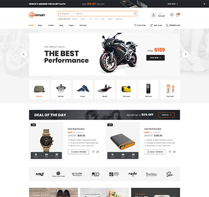 Wolmart v1.8.7多供应商市场 WooCommerce 主题 跨境电商独立站模板时尚电子产品、数码产品、时装店、家具店、装饰品、手表、化妆品、运动鞋子、家居产品行业购物网站WordPress模板-1