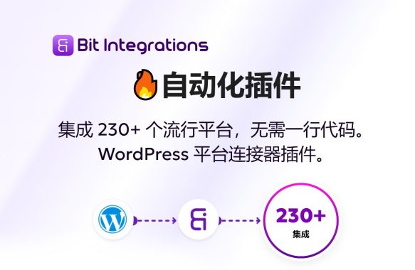Bit Integrations Pro v2.2.7 - WordPress 自动化集成插件 WordPres营销自动化插件 WooCommerce跨境电商市场独立站营销应用工具