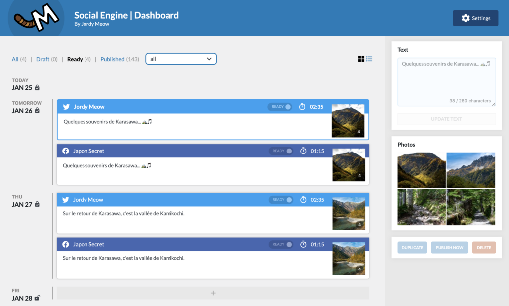 Meow Social Engine Pro v0.7.0社交引擎 社交平台自动发布器 自动将Wordpress上的内容发布到社交网络 如Facebook、Twitter、Instagram、LinkedIn、Pinterest等-1