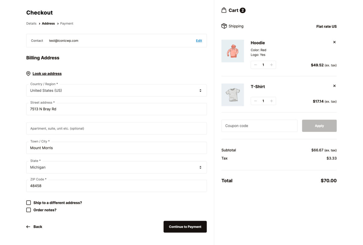 Iconic Flux Checkout for WooCommerce v2.16.0快速结账 - 直接结账，浮动购物车，侧购物车和弹出购物车 跨境电商购物网站结账流程优化提升转化率，电子产品、数码产品、时装店、家具店、装饰品、手表、鞋子、家居产品行业独立站WordPress插件-1