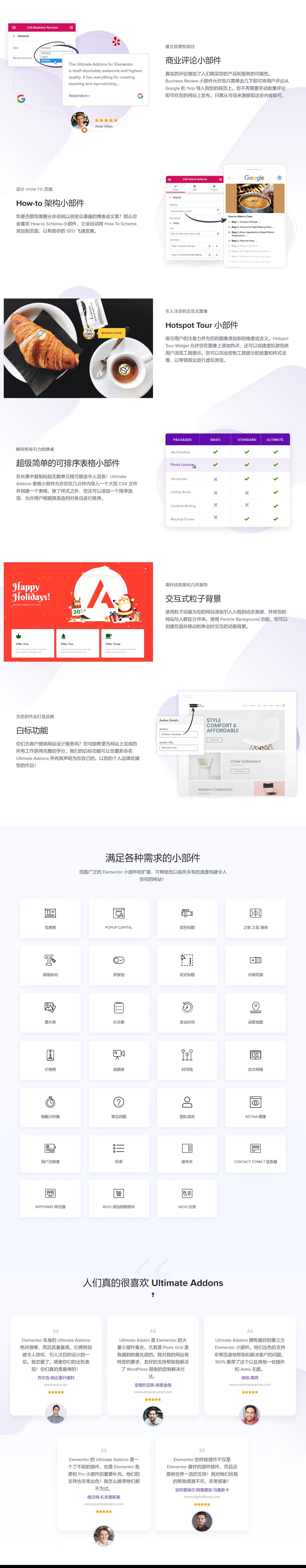 Ultimate Addons for Elementor v1.36.40小部件库终极插件工具包 wordpress主题模板编辑神器页面生成器插件 wp响应式主题模板编辑生成器 公司主题模板外贸跨境电商模板编辑工具-1