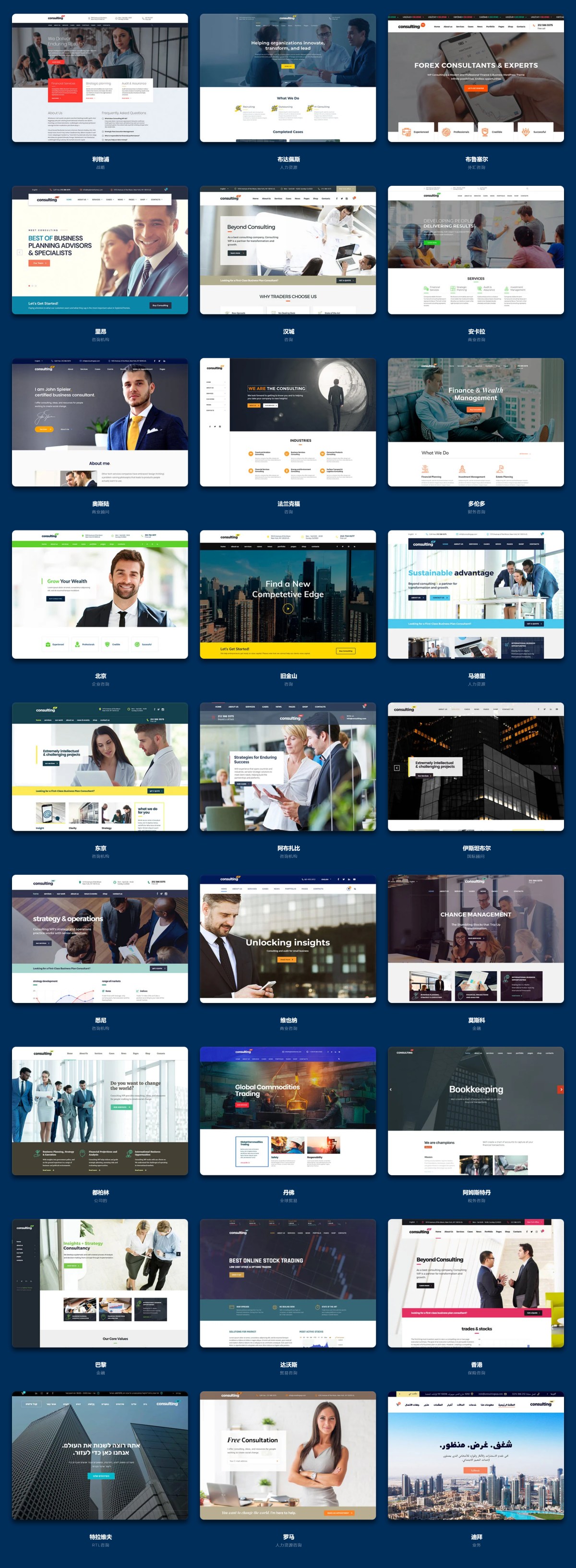 Consulting v6.6.4 商业咨询WordPress 主题 商业咨询服务、商业顾问、金融类网站模板-1