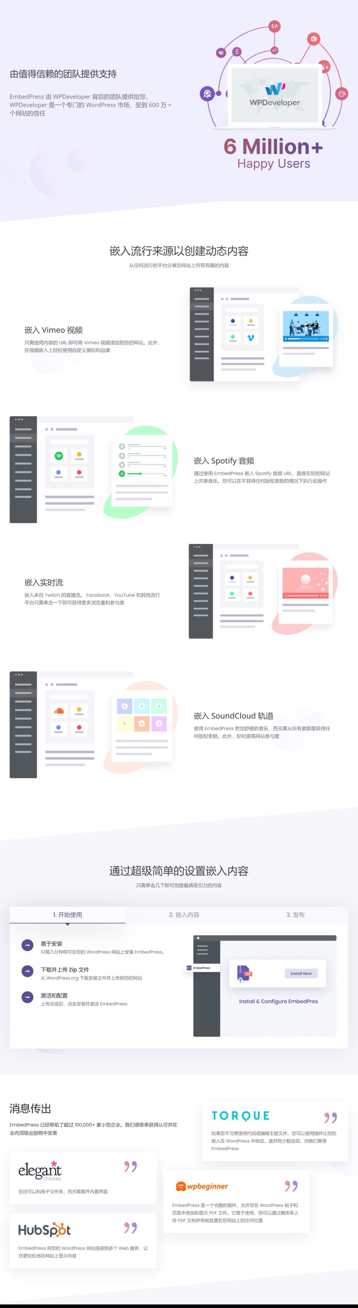 EmbedPress Pro v3.6.7多媒体内容多合一嵌入插件-1