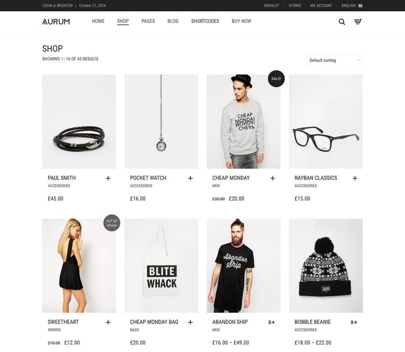 Oxygen v6.0.0 - WooCommerce WordPress主题 跨境电商独立站模板时尚服装时装店、家具店、装饰品、运动鞋子、家居产品、电子产品行业购物网站-1