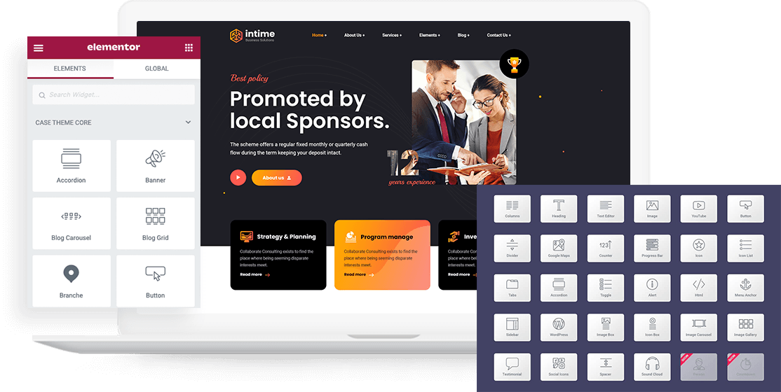 Intime v1.5.0 - 商业咨询WordPress 主题 商业咨询服务、商业顾问、创意、软件类网站模板-1 Intime v1.5.0 - 商业咨询WordPress 主题 商业咨询服务、商业顾问、创意、软件类网站模板-1