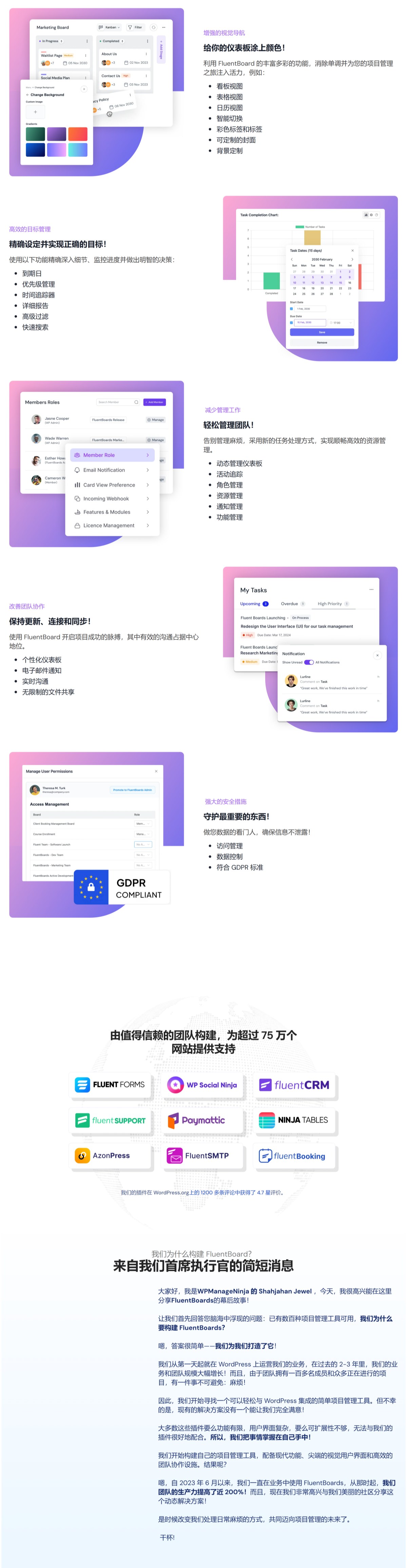 Fluent Board Pro 1.32 WordPress项目管理插件-1