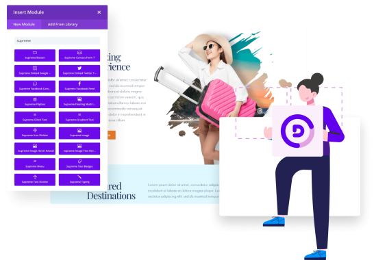 Divi Supreme Pro v4.9.97.23 Divi 插件 用于构建令人惊叹的 Divi 网站Wordpress主题模板编辑器