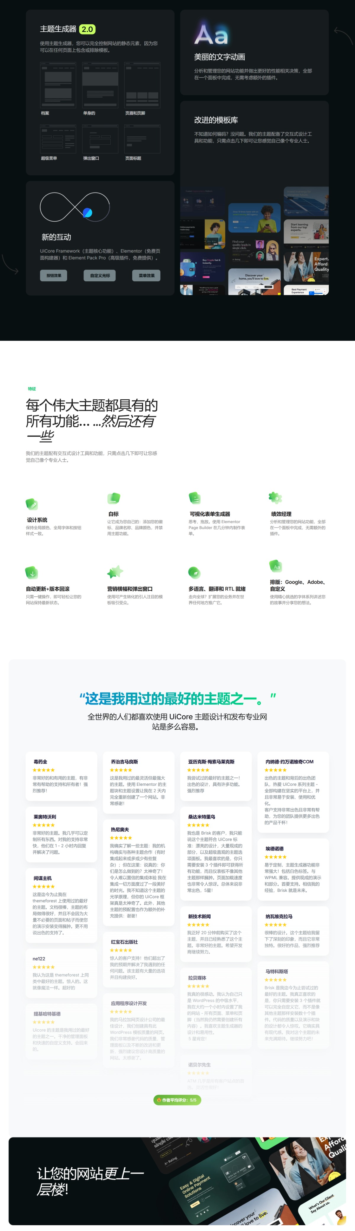 Vault v3.0 多用途 Elementor WordPress 主题 企业网站 商业咨询服务、商业顾问、金融类网站模板-1