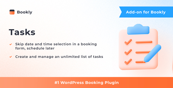 Bookly Tasks (Add-on) v2.4任务 附加组件