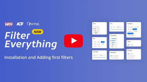 Filter Everything v1.8.7 WordPress 和 WooCommerce 文章筛选器、产品过滤器 跨境电商市场独立站产品自定义分类筛选工具