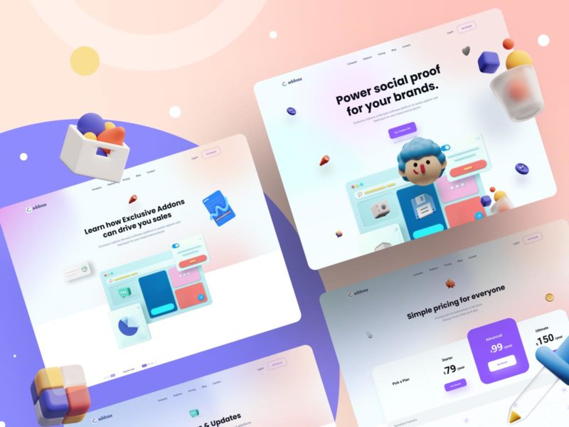 Elementor 专属插件专业版 小部件库工具包Exclusive Addons Pro for Elementor v1.5.9.2 wordpress主题模板编辑神器页面生成器插件 wp响应式主题模板编辑生成器 公司主题模板外贸跨境电商模板编辑工具-1