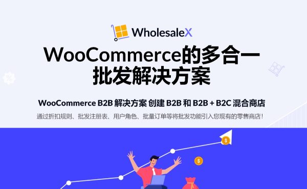 WholesaleX Pro 1.4.6创建B2B 和 B2B + B2C 混合商店的简单的WooCommerce批发插件专业版 解决方案跨境电商解决方案Wordpress应用