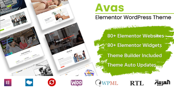 Avas v6.6.4.7 多用途 WordPress 主题 适用于一般商业网站、博客、跨境电商独立站商城模板时尚电子产品、数码产品、时装店、家具店、装饰品、手表、化妆品、运动鞋子、家居产品行业购物网站模板