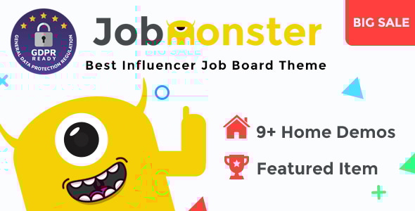 Jobmonster v4.7.5 - 招聘网站求职板 求职门户WordPress主题 招聘求职服务市场 职位门户 招聘网站模板