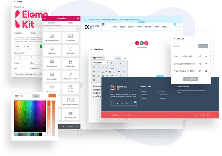 ElementsKit v3.7.4 - Elementor 页面生成器插件、元素包Wordpress主题模板编辑-1