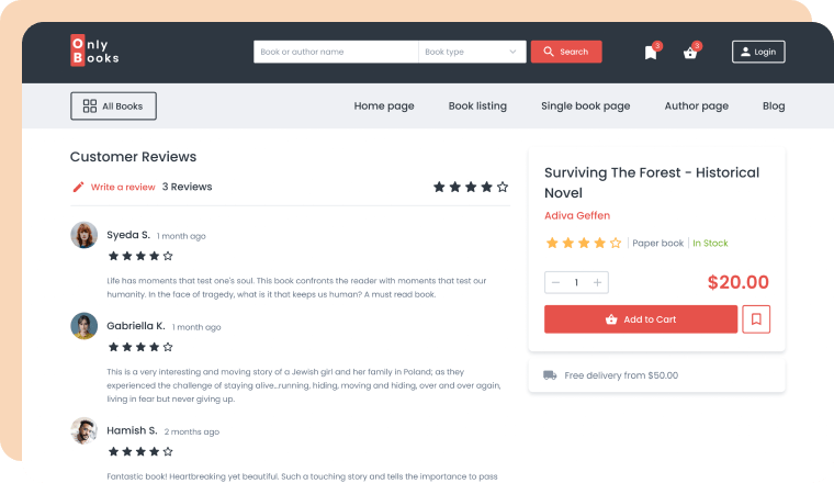 JetReviews v2.3.5 - Elementor 的评论小工具 Wordpress主题模板编辑-1